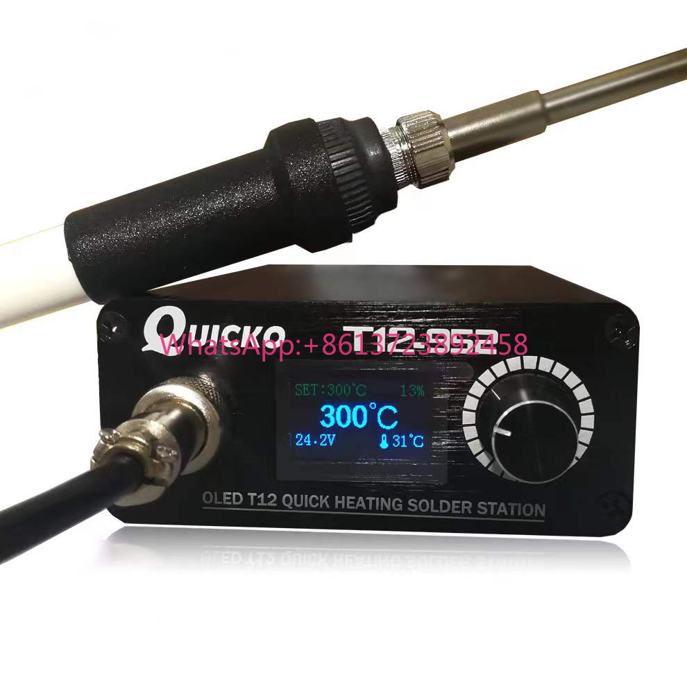 Soldering Station T12 Oled - Estação de soldagem T12-952 com aquecimento