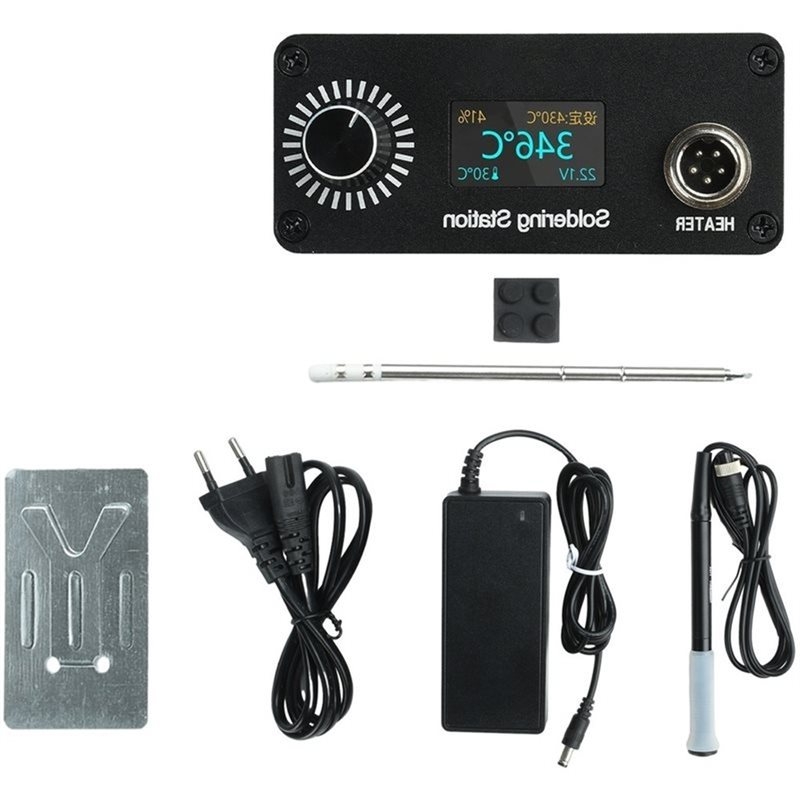 【A56X】Estação de Solda Digital - Soldering Station T12 Oled avaliação e preço
